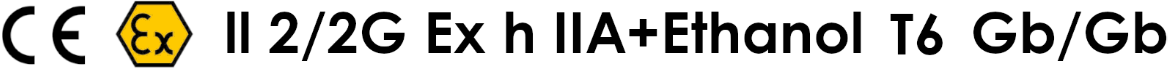 Logo ATEX Schutzbereich Gas